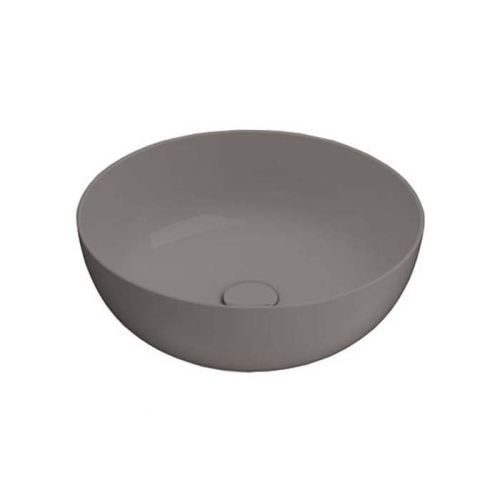 Раковина керамическая Globo T-EDGE B6T45AT 50х50 подвесная цвет коричневый без отверстий под смеситель