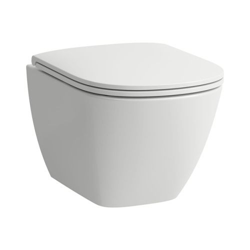 Чаша унитаза подвесная Laufen LUA 8.2008.3.000.000.1 цвет белый без сиденья безободковая душевой смыв