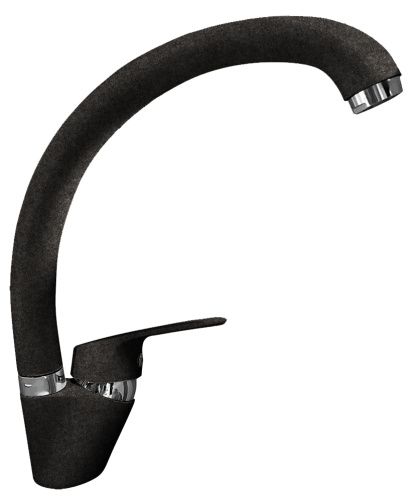 Смеситель для кухни Granfest Z3323 черный на мойку черный