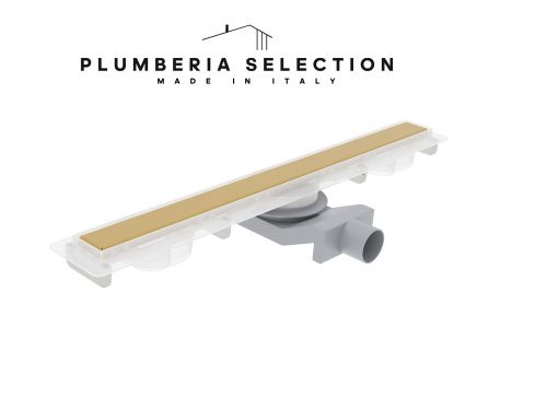 Душевой лоток Plumberia Selection PSM MODULAR PSM60OB 60х5 золото