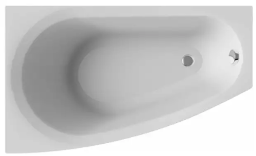 Ванна акриловая Alba Spa BALINE ВАС013000Л100 150х90 пристенная асимметричная без ножек