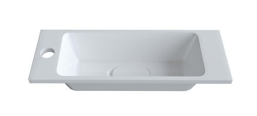 Раковина из искусственного камня Uperwood Modul 2911020338 60х20 полувстраиваемая цвет белый