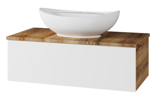 Тумба под раковину Misty Ива П-Ива-01090-951Я 90х50 подвесная