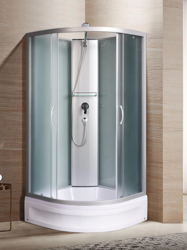 Душевая кабина River NARA 10000002998 100х100 четверть круга без крыши ориентация универсальная