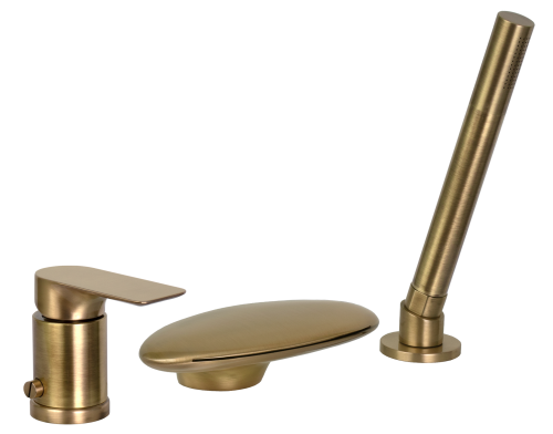 Смеситель Remer Infinity I07UFVO на борт ванны латунь