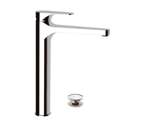 Смеситель для раковины Remer Class Line L10LXL на столешницу хром