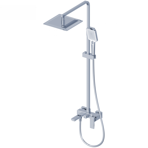 Душевая стойка Wonzon & Woghand Cube 2.0 WW-88047068-CR настенная цвет хром