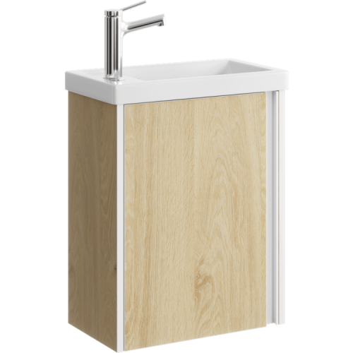 Тумба под раковину Aqwella Y URB0145DD 40х20 подвесная цвет коричневый