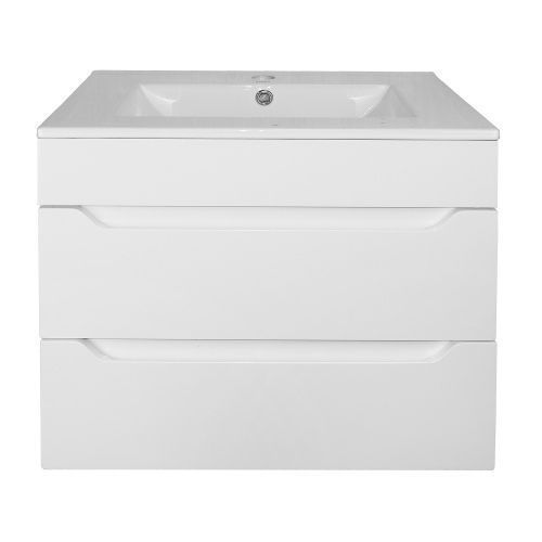 Тумба с раковиной Loranto Аврора CS00089909 60х50 подвесная цвет белый