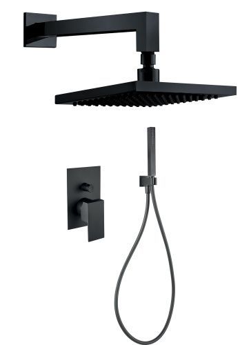 Душевая стойка Webert PE890103560 настенная цвет черный