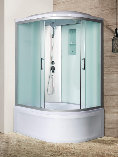 Душевая кабина River DESNA 10000006143 100х80 асимметричная с крышей ориентация левая