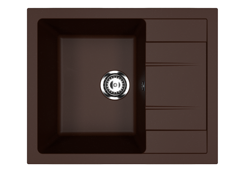 Кухонная мойка Ulgran Classic U-607-345 60х50 цвет коричневый