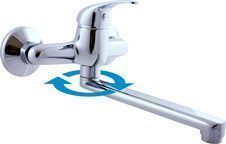 Смеситель для кухни RavSlezak SAZAVA SA301.5/23 настенный хром