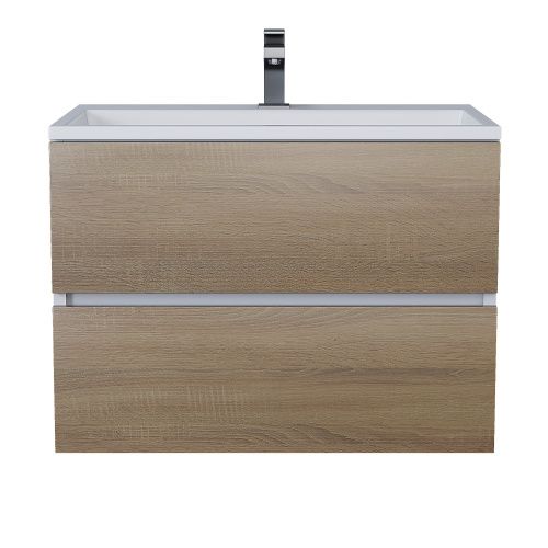 Тумба с раковиной Uperwood Barsa 293020546 70х50 цвет коричневый