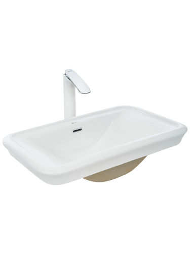 Раковина из сантехнического фаянса WeltWasser WW SK 10000003890 60х40 подвесная цвет белый