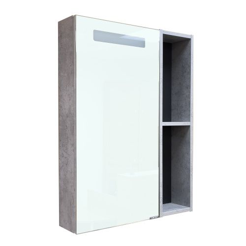 Зеркало-шкаф Comforty Франкфурт 00-00014141CF 60х80 подвесной цвет серый