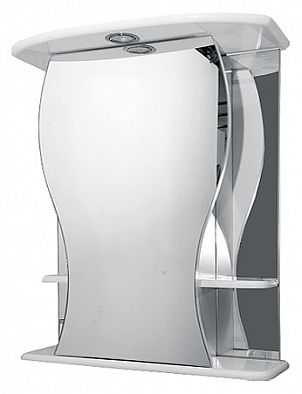 Зеркало-шкаф Misty Зеркала-шкафы Э-Крн02060-01СвП 60х70 подвесной цвет белый