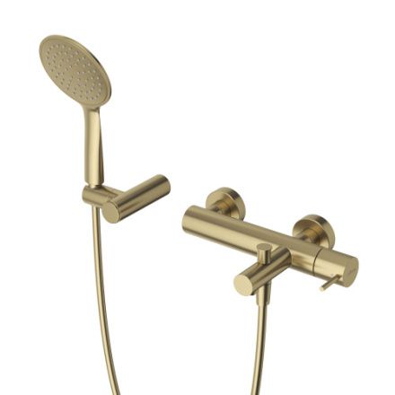 Смеситель Cezares LEAF LEAF-VD-L-SR настенный золото