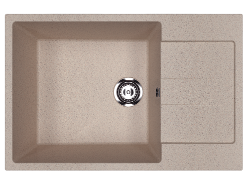 Кухонная мойка Ulgran Classic U-602-302 75х50 цвет бежевый