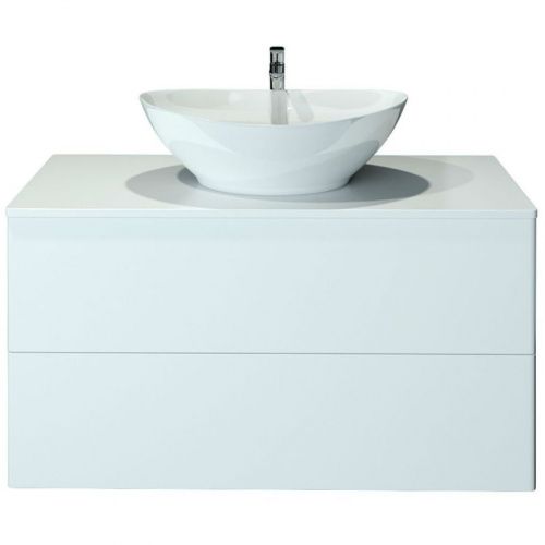 Тумба с раковиной Orange Otto Ot-100TuMDF+G56 100х50 подвесная цвет белый