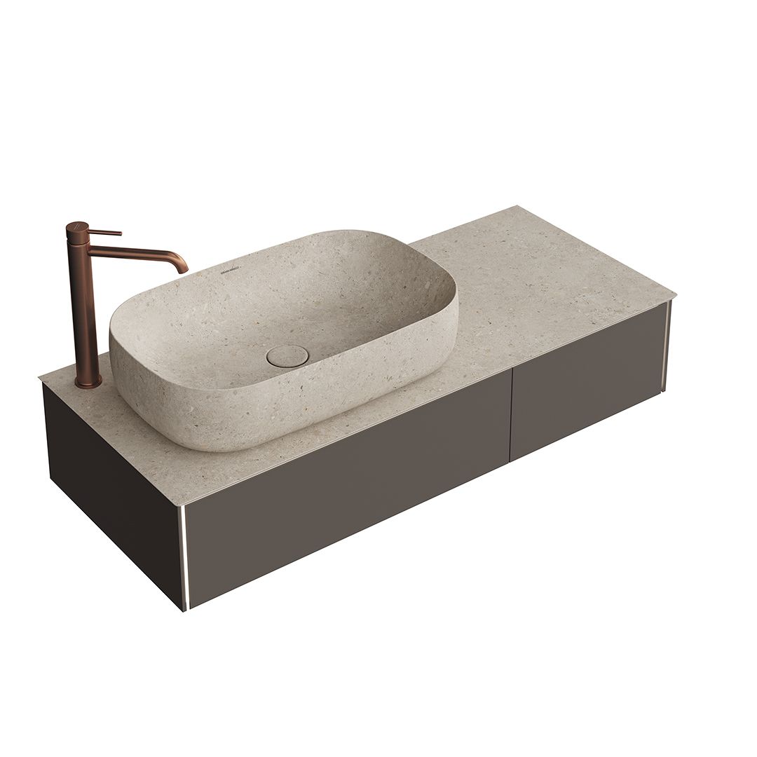 Тумба под раковину Kerama Marazzi MAGIA DI VENEZIA MA.120.2\EGR.M 120х50 подвесная цвет серый