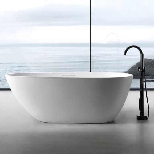 Ванна из искусственного камня Abber Dortmund AM9911 170х75 отдельностоящая овальная с каркасом