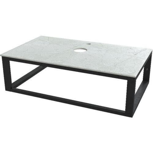 Столешница 1MarKa Grunge Loft Ц0000008735 80х50 накладная цвет серый