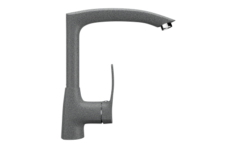 Смеситель для кухни Ulgran Classic U-005-309 на мойку серый