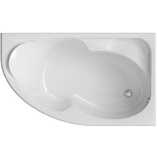 Ванна акриловая 1MarKa DIANA 01ди179р 170х90 пристенная асимметричная без каркаса