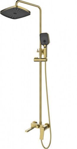 Душевая стойка Esbano GEMINI ESDSGEMI-DSSG настенная цвет золото