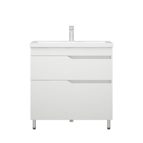 Тумба под раковину Corozo Теона SD-00001512 80х40 напольная цвет белый