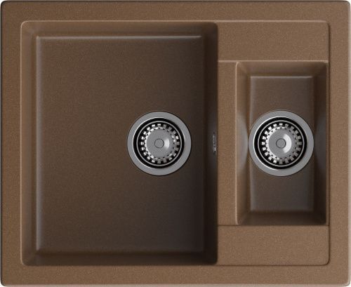 Кухонная мойка Granfest Quadro Q-610K терракот 60х50 цвет коричневый поверхность матовая