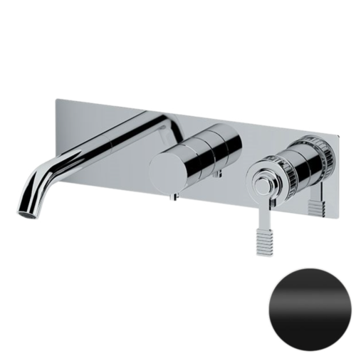 Смеситель для ванны Remer Atelier AL54D3NO встраиваемый в стену черный