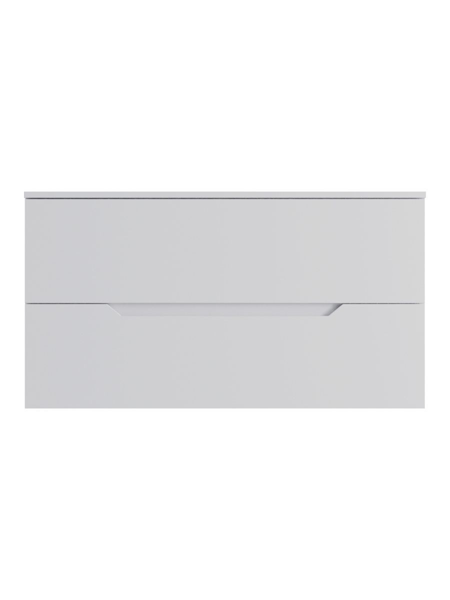 Тумба под раковину Orange Line Li-100TuwMDF 100х50 подвесная цвет белый