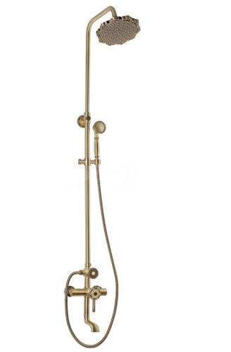 Душевая стойка Bronze de Luxe 10120F настенная цвет бронза