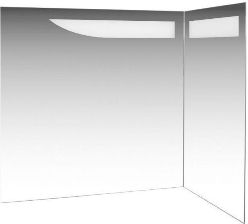 Зеркало с подсветкой De Aqua Трио Люкс 184504 90х90 подвесное