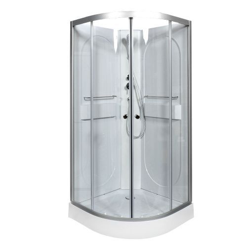 Душевая кабина AvaCan L608N 80х80 четверть круга без крыши ориентация универсальная