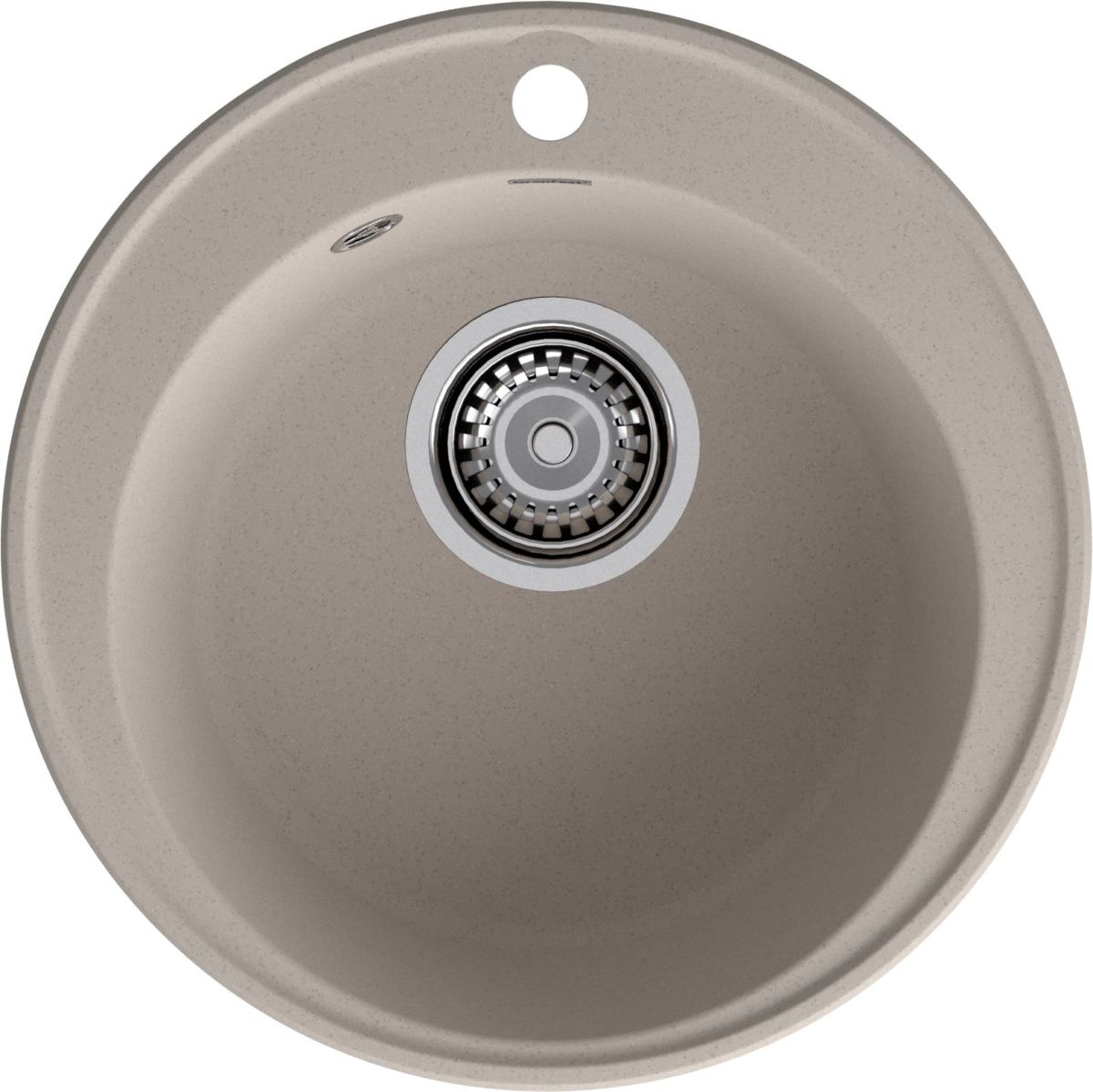 Кухонная мойка Granfest Quarz 08 песочный 50х50 цвет бежевый поверхность матовая