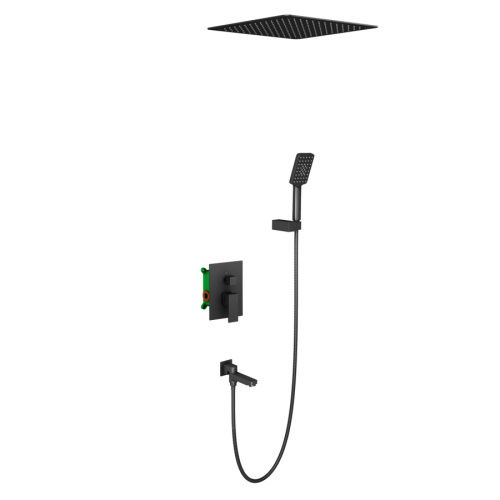 Душевая система Timo Selene SX-2039/03SM встраиваемая в стену цвет черный