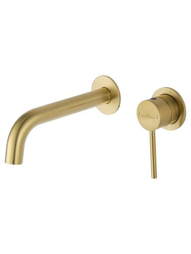 Смеситель для раковины Wonzon & Woghand Stick WW-88869017-BG встраиваемый в стену золото