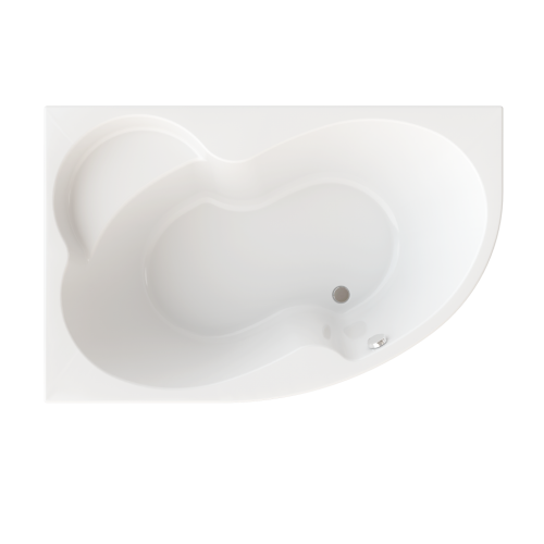 Ванна акриловая Тритон Мари Щ0000046124 170х110 пристенная асимметричная без каркаса