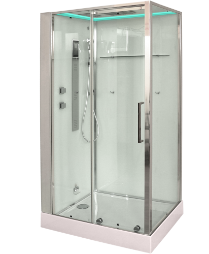 Душевая кабина Timo Premium H-520R 120х90 прямоугольная с крышей ориентация левая