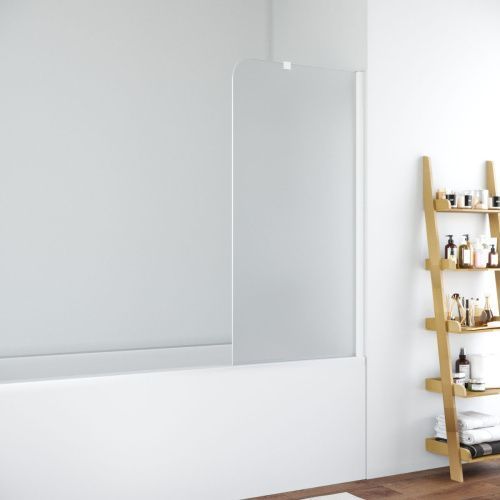 Душевая шторка на ванну Vegas-Glass EV+EV NOVO ST EV ST NOVO 76 01 10 R 75х140 стекло матовое профиль белый ориентация правая