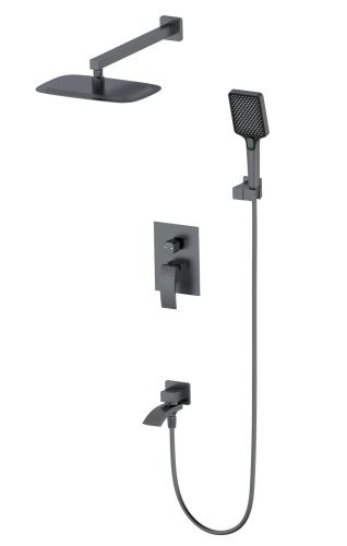 Душевая система Wonzon & Woghand Fit WW-88939009A-BGM встраиваемая в стену цвет серый