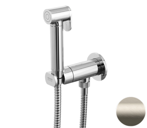 Гигиенический душ со смесителем Remer N64WXV нержавеющая сталь