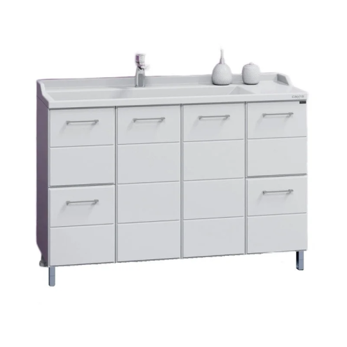 Тумба под раковину СанТа Омега 207043 120х50 напольная цвет белый