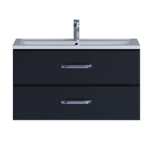 Тумба с раковиной Uperwood Foster 291020537 90х50 цвет черный