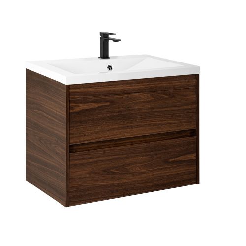 Тумба под раковину Art&Max Family-M Family-M-750-2C-SO-BO 70х50 подвесная цвет коричневый