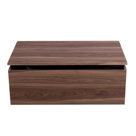 Тумба под раковину Cezares SLIDER SLIDER-800-1C-PI-NA-P 80х50 подвесная цвет коричневый