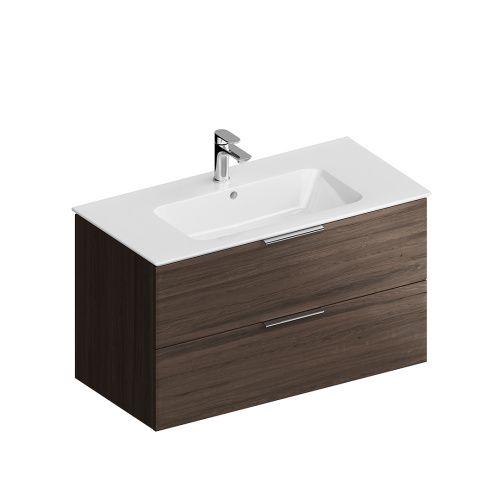 Тумба под раковину Kerama Marazzi GEOMETRICA PI.F.95\OLM 90х40 подвесная цвет коричневый